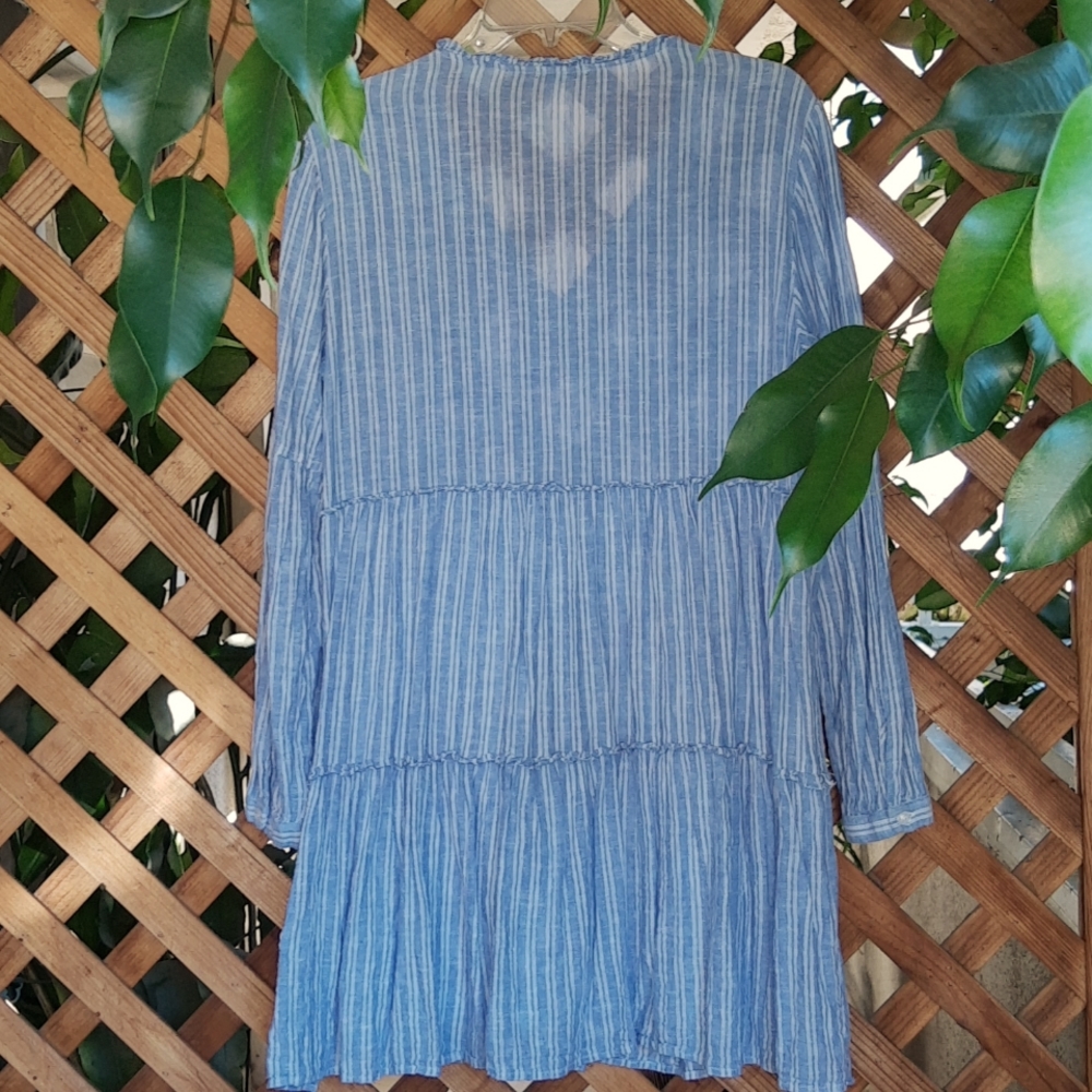 Rails Every Ludlow Stripe Pull Over Linen Rayon B… - image 2